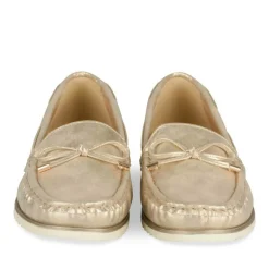 Mocassins OR Femme Motif Paillettes A Enfiler