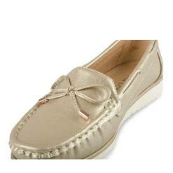 Mocassins OR Femme Motif Animal A Enfiler