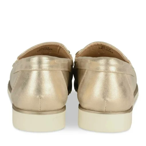 Mocassins OR Femme Motif Paillettes A Enfiler