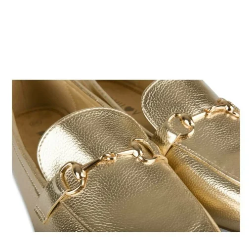Mocassins OR Femme Motif Uni A Enfiler