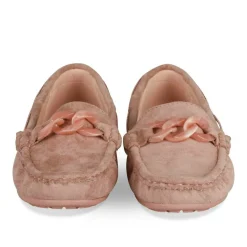Mocassins ROSE Femme Motif Chaîne A Enfiler