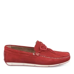 Mocassins ROUGE Homme CUIR