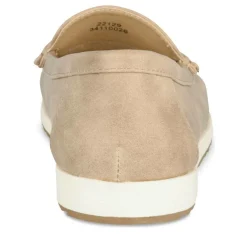 Mocassins TAUPE Femme Motif Uni A Enfiler