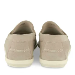 Mocassins TAUPE Homme CUIR Motif Uni A Enfiler
