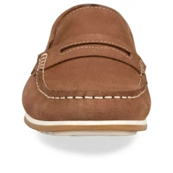 Mocassins TAUPE Homme CUIR Motif Uni Elastique