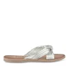Mules ARGENT Femme Motif Paillettes A Enfiler