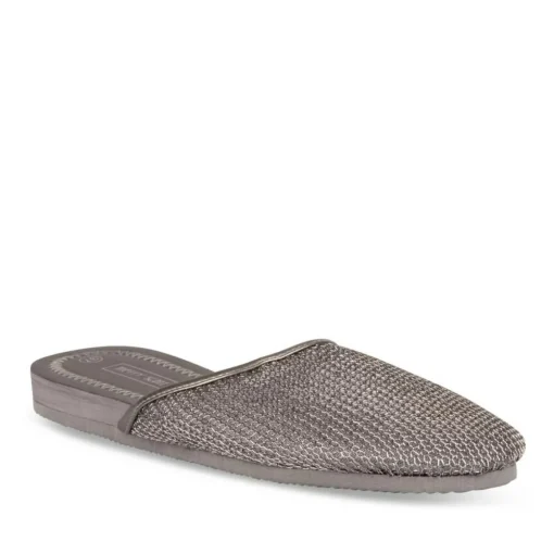 Mules ARGENT Femme Motif Uni
