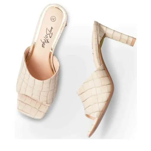 Mules BEIGE Femme A Enfiler