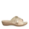 Mules BEIGE Femme Motif Uni A Enfiler