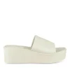 Mules BEIGE Femme Motif Uni A Enfiler