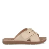 Mules BEIGE Femme Motif Uni A Enfiler