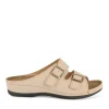Mules BEIGE Femme Motif Uni A Enfiler