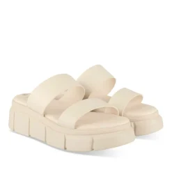 Mules BEIGE Femme Motif Uni A Enfiler
