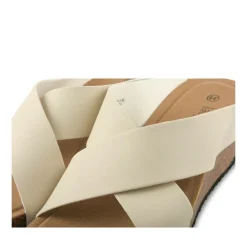 Mules BEIGE Femme Motif Uni A Enfiler