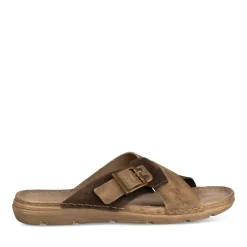 Mules BEIGE Homme CUIR
