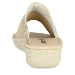 Mules BEIGE/OR Femme Motif Uni A Enfiler