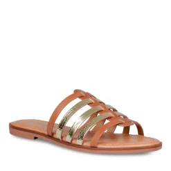 Mules COGNAC Femme A Enfiler