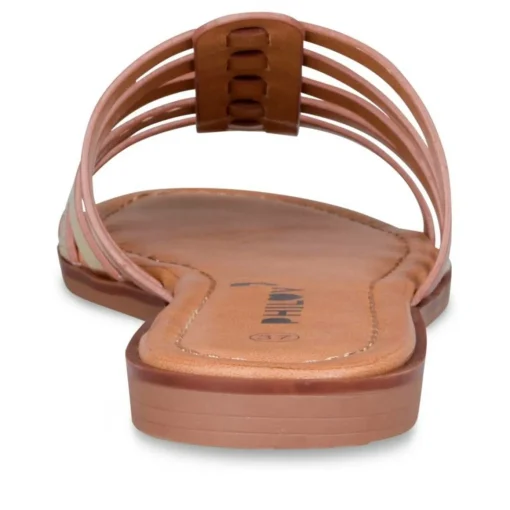 Mules COGNAC Femme A Enfiler