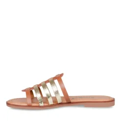 Mules COGNAC Femme A Enfiler