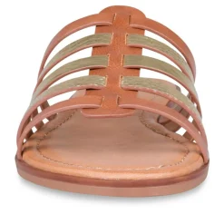 Mules COGNAC Femme A Enfiler