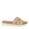 Mules Confort BEIGE Femme Motif Uni A Enfiler