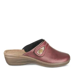 Mules Confort BORDEAUX Femme Motif Uni A Enfiler