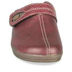 Mules Confort BORDEAUX Femme Motif Uni A Enfiler
