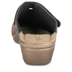 Mules Confort BORDEAUX Femme Motif Uni A Enfiler