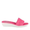 Mules Confort FUSCHIA Femme Motif Uni A Enfiler