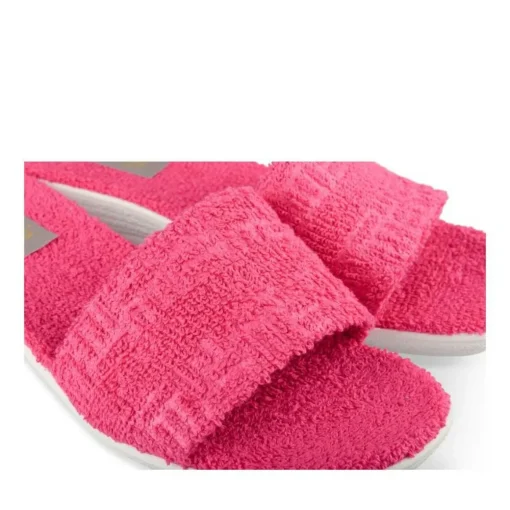 Mules Confort FUSCHIA Femme Motif Uni A Enfiler