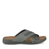 Mules Confort GRIS Homme Motif Uni A Enfiler