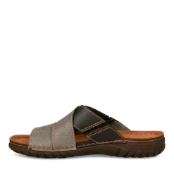 Mules Confort GRIS Homme Motif Uni