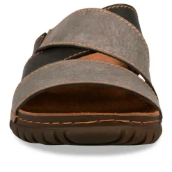 Mules Confort GRIS Homme Motif Uni