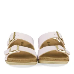 Mules Confort LILAS Femme Motif Uni A Enfiler