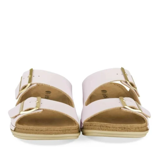 Mules Confort LILAS Femme Motif Uni A Enfiler