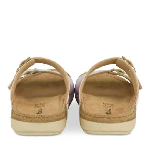 Mules Confort LILAS Femme Motif Uni A Enfiler