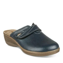 Mules Confort MARINE Femme Motif Uni A Enfiler