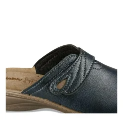 Mules Confort MARINE Femme Motif Uni A Enfiler