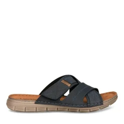 Mules Confort MARINE Homme Motif Uni Scratch