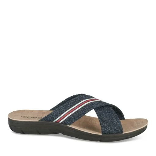 Mules Confort MARINE Homme Motif Uni A Enfiler