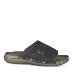 Mules Confort MARINE Homme Motif Uni A Enfiler