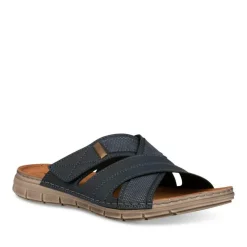 Mules Confort MARINE Homme Motif Uni Scratch