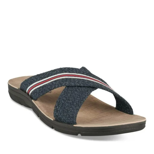 Mules Confort MARINE Homme Motif Uni A Enfiler