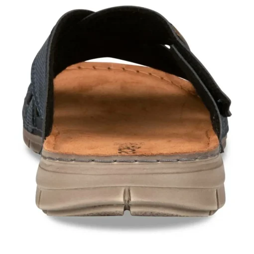 Mules Confort MARINE Homme Motif Uni Scratch