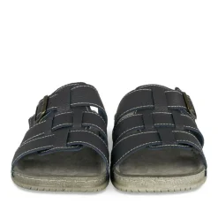 Mules Confort MARINE Homme Motif Uni A Enfiler
