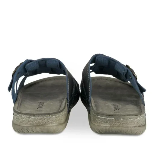 Mules Confort MARINE Homme Motif Uni A Enfiler