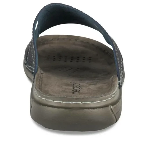 Mules Confort MARINE Homme Motif Uni A Enfiler