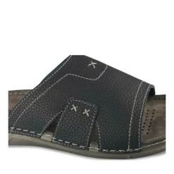 Mules Confort MARINE Homme Motif Uni A Enfiler