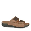Mules Confort MARRON Homme Motif Uni A Enfiler