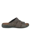 Mules Confort MARRON Homme Motif Uni A Enfiler